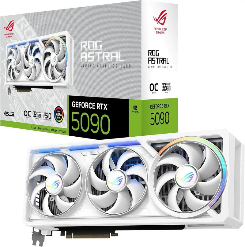 Astral GeForce RTX 5090 White OC Edition - Videokaart by ASUS – cover