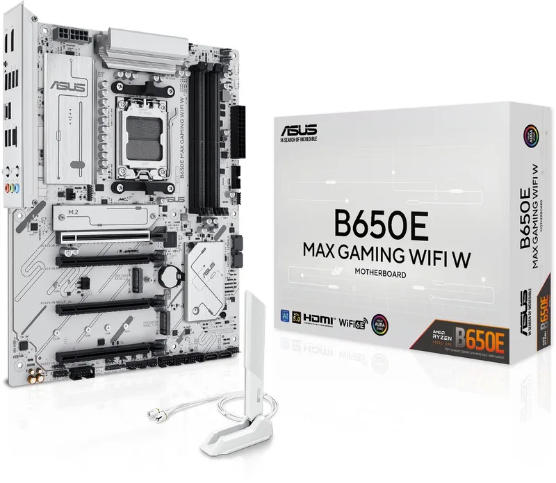 B650E MAX Gaming - Moederbord - WiFi 6E - AM5 - DDR5 by ASUS – cover