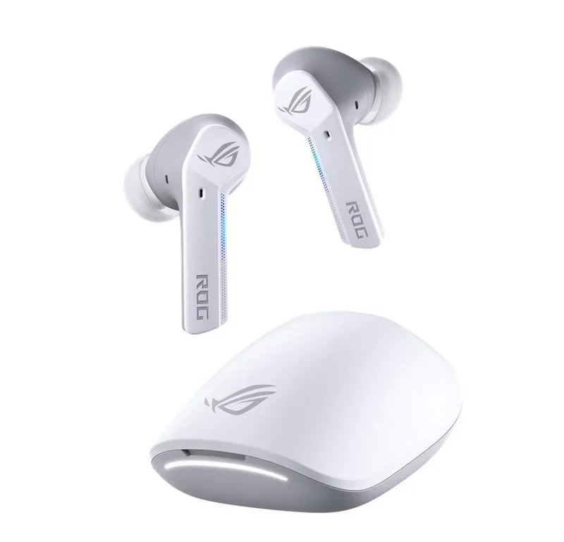 Cetra wireless In-Ear-Kopfhörer (Active Noise Cancelation, Google Assistant, Siri, Samsung Bixby, Amazon Alexa, Bluetooth, Moonlight White, ANC, wasserdicht, Wireless) de ASUS, Blanc – jaquette