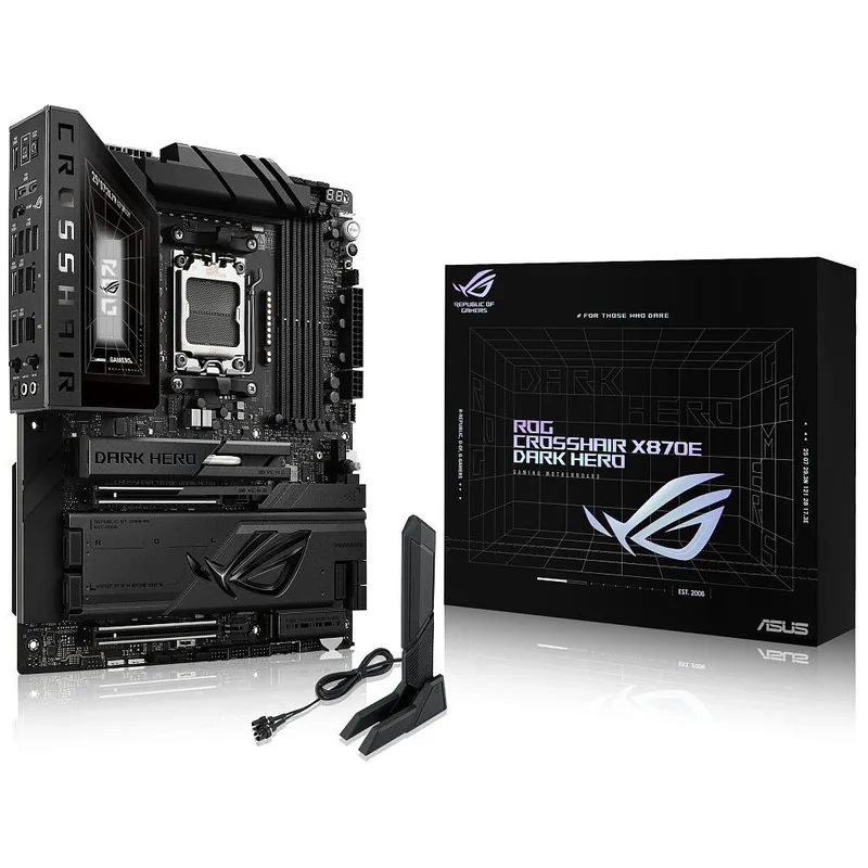 Crosshair X870E Dark Hero - E‑ATX Moederbord de ASUS – jaquette