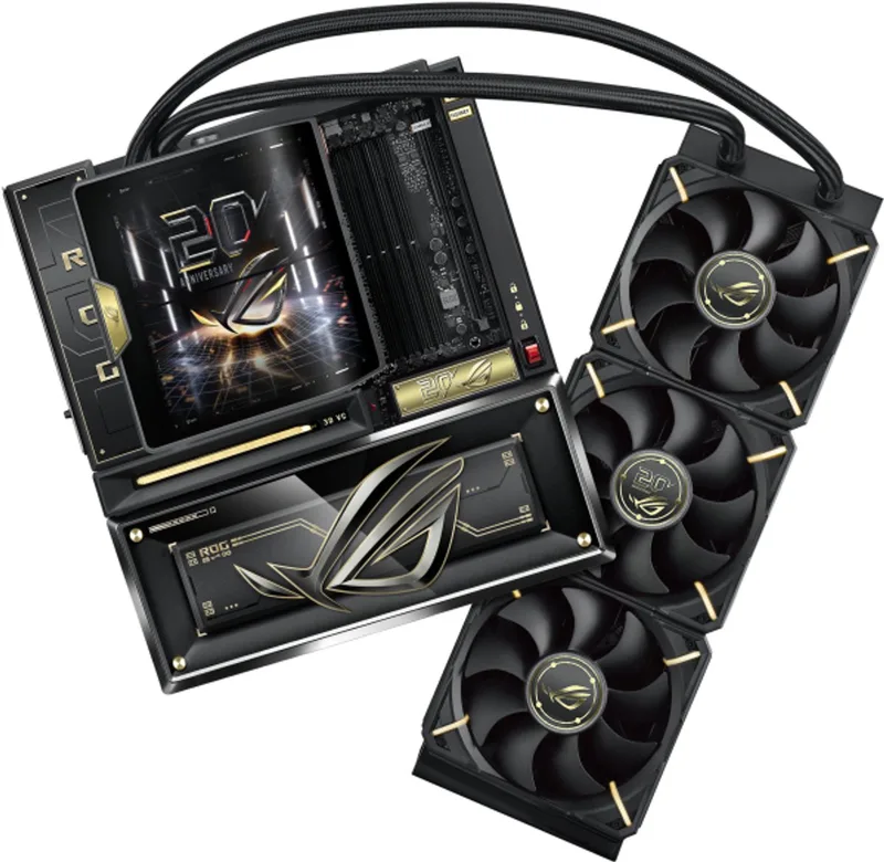 Crosshair X870E Edition 20 | AM5 | DDR5 | PCIe 5.0 | Wi-Fi 7 | 10GbE | E-ATX Moederbord de ASUS – jaquette