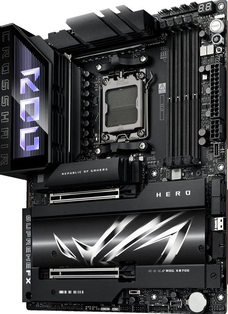 CROSSHAIR X870E HERO - Moederbord de ASUS – jaquette