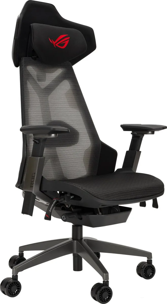 Destrier Ergo - Gamestoel - Max 120 kg van ASUS, Zwart – cover