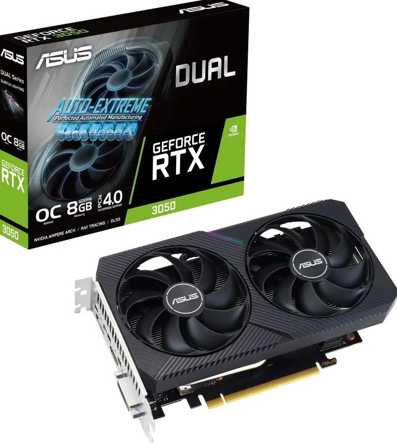 Dual GeForce RTX 3050 V2 - Videokaart by ASUS – cover