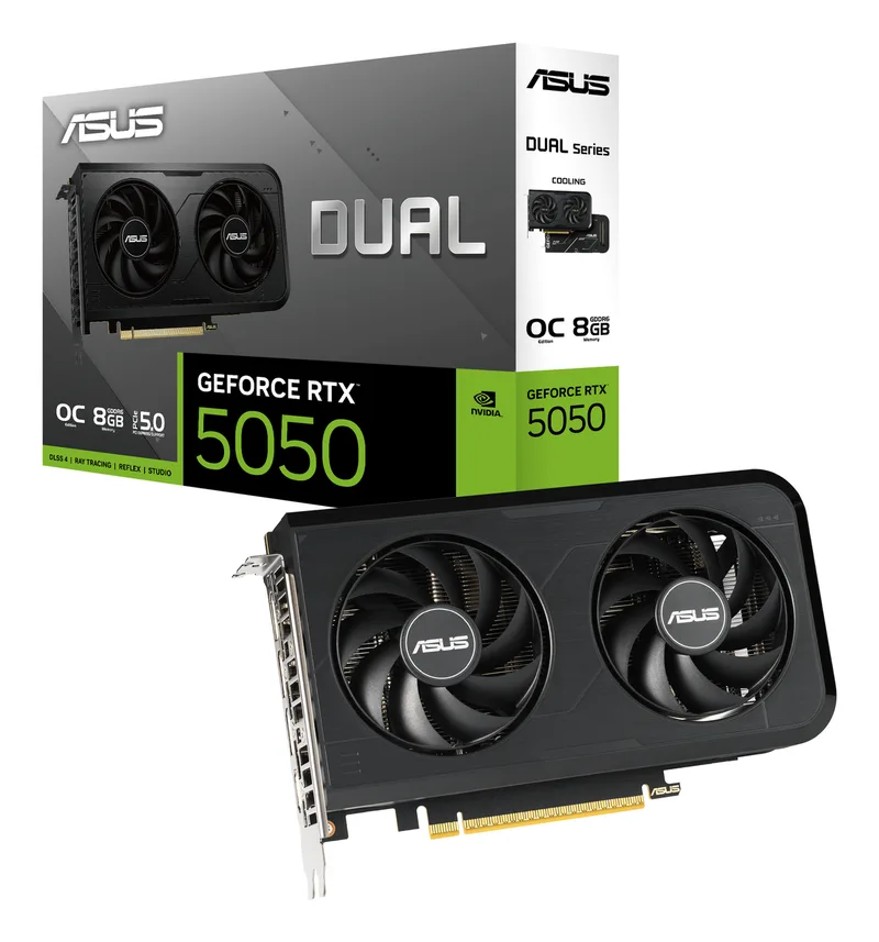 Dual GeForce RTX 5050 OC Edition - Videokaart van ASUS – cover