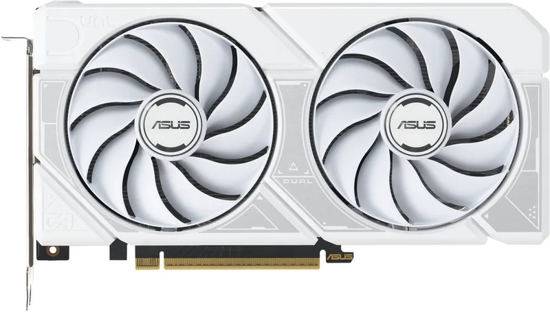 Dual -RTX5060TI-O8G-WHITE NVIDIA GeForce RTX 5060 Ti 8 GB GDDR7 by ASUS, White – cover
