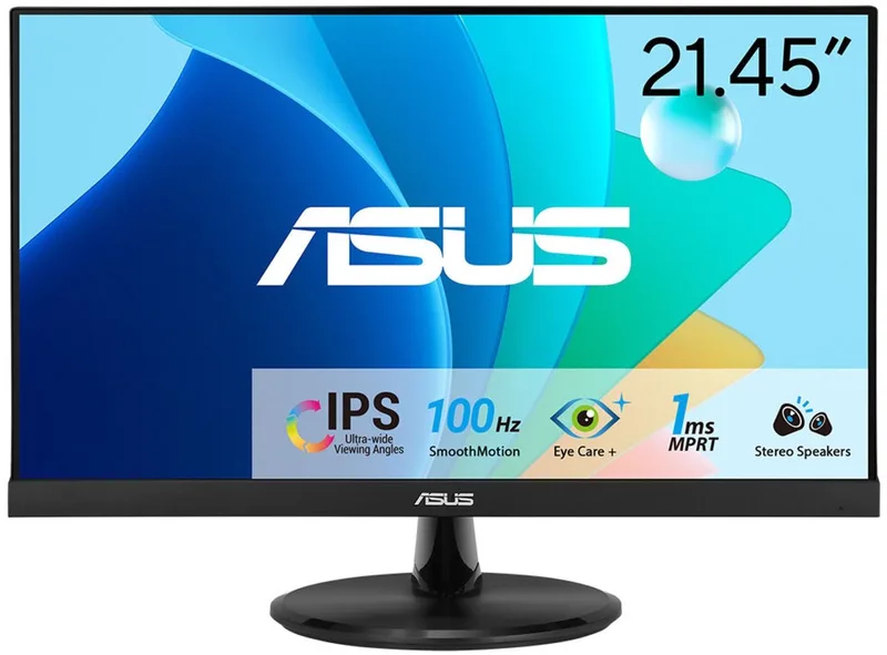 EyeCare VP229HF computer monitor 54,5 cm (21.4) 1920 x 1080 Pixels Full HD LED de ASUS, Noir – jaquette 1 sur 2