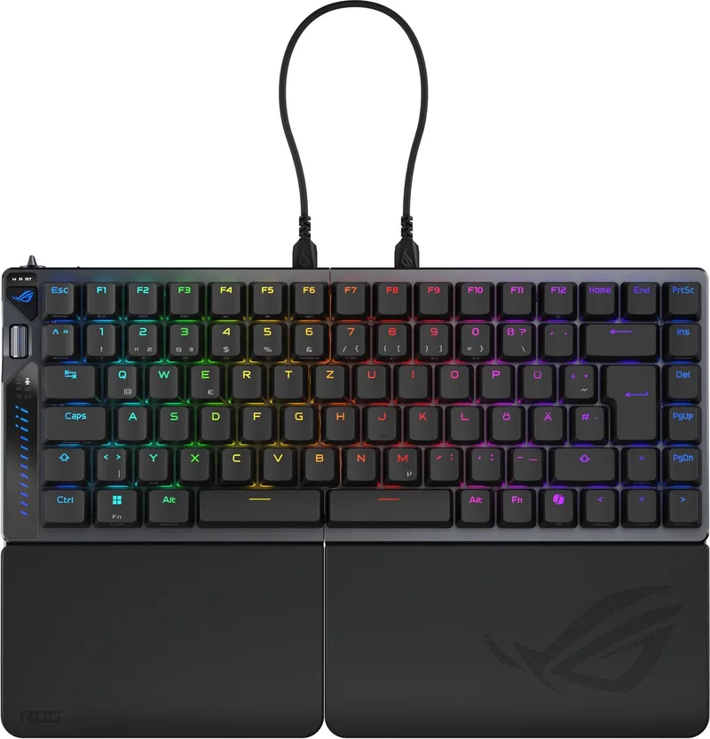 Falcata toetsenbord Gamen USB + RF Wireless + Bluetooth QWERTZ Duits by ASUS, Black, DE – cover