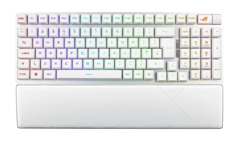 Gaming Keyboard FR-Layout ROG Strix Scope II 96 RX Wireless white by ASUS, FR – cover