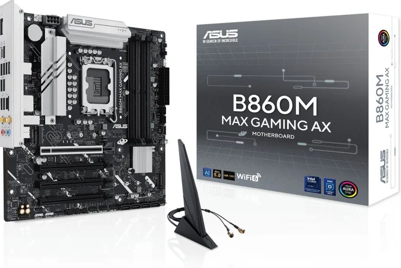 Intel B860 LGA 1851 mATX MB by ASUS – cover