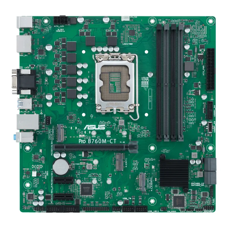 MB ASUS PRO B760M-CT-CSM (INTEL,1700,DDR5,mATX) de ASUS – jaquette