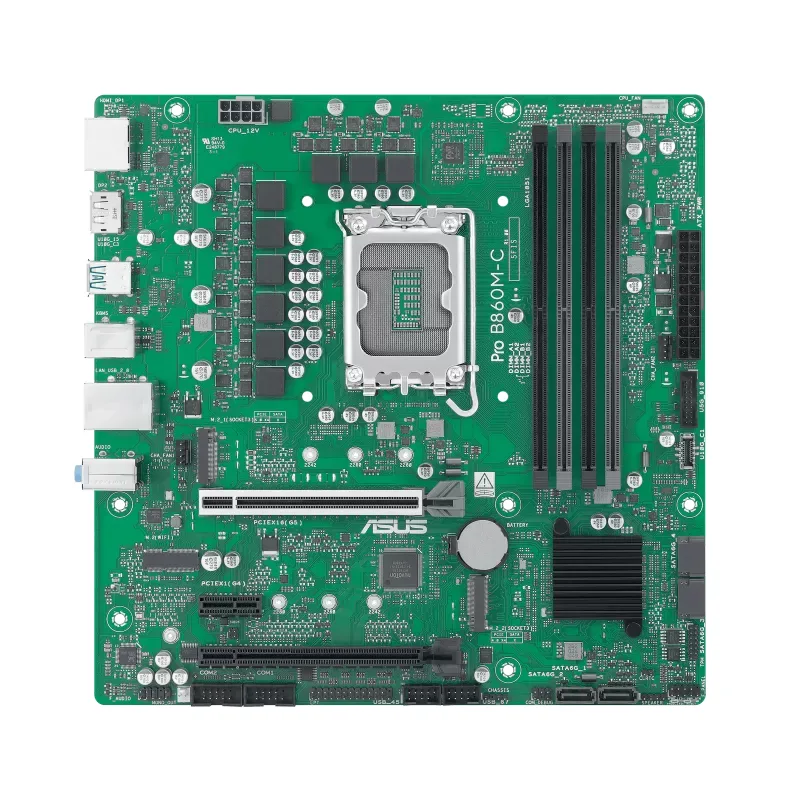 MB ASUS PRO B860M-C-CSM (Intel,1851,DDR5,mATX) de ASUS – jaquette