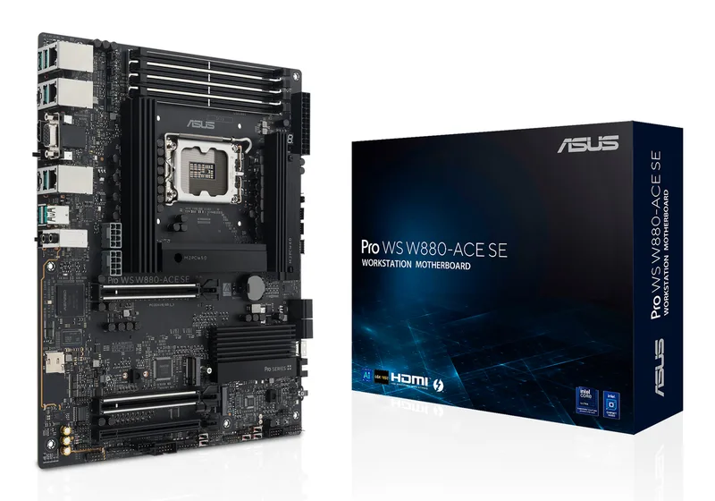 MB ASUS PRO WS W880-ACE SE (Intel,1851,DDR5,ATX) by ASUS – cover