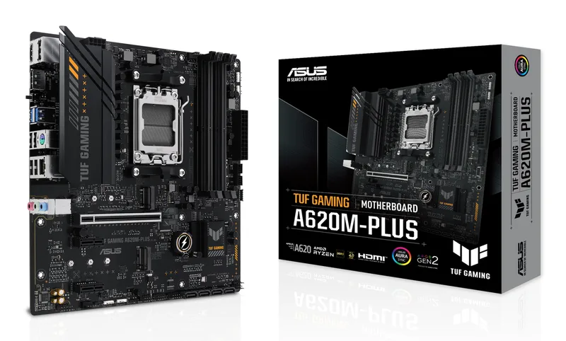 MB ASUS TUF GAMING A620M-PLUS (AMD,AM5,DDR5,mATX) by ASUS – cover