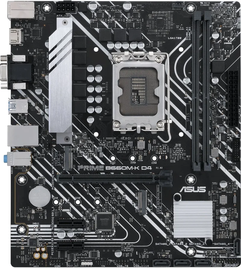 Motherboard Asus PRIME B660M-K D4 mATX 4XDDR4 Intel LGA 1700 by ASUS – cover