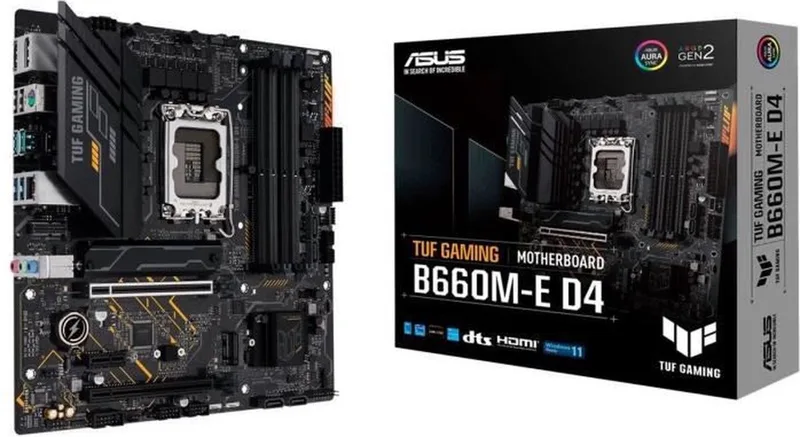Motherboard Asus TUF GAMING B660M-E D4 LGA 1700 Intel by ASUS – cover