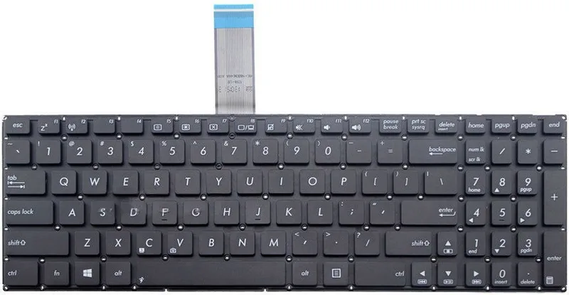 Notebook keyboard for Asus K750JA K750JB K750JN R751 R751J without frame black de ASUS – jaquette