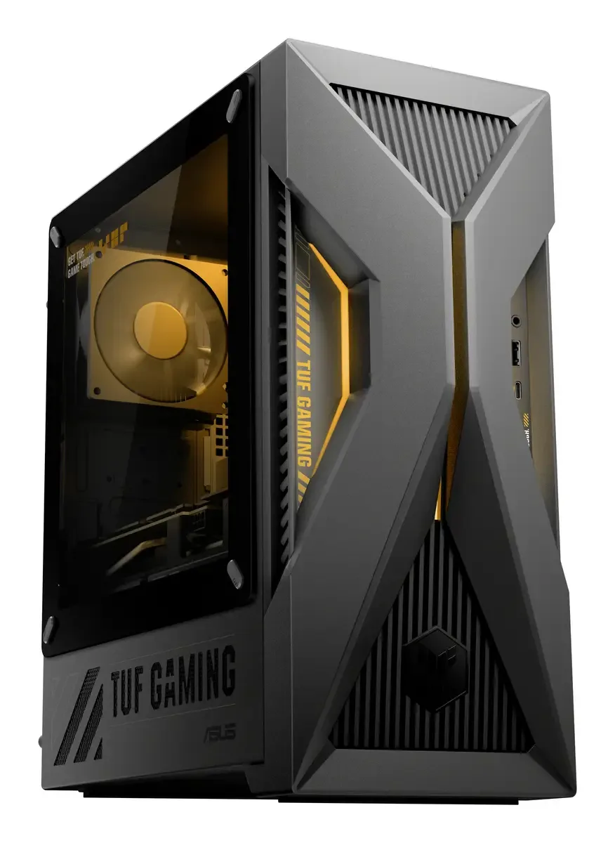 PC de gaming TUF Gaming T500 2.5 cm (1 pouces) AMD Ryzen 7 260 5.1 GHz 16 GB RAM 1 TB SSD AMD AMD Radeon Graphics Nvidia Nvidia GeForce RTX 5060 8 GB de ASUS, Gris – jaquette