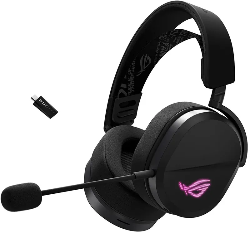 Pelta - Headset Bedraad en draadloos - USB-C - Bluetooth - 2,4 GHz by ASUS, Black – cover