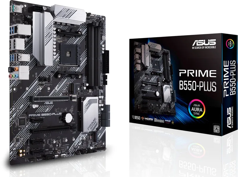 Prime B550-PLUS - Moederbord - Socket AM4 - ATX - AMD B550 chipset by ASUS – cover