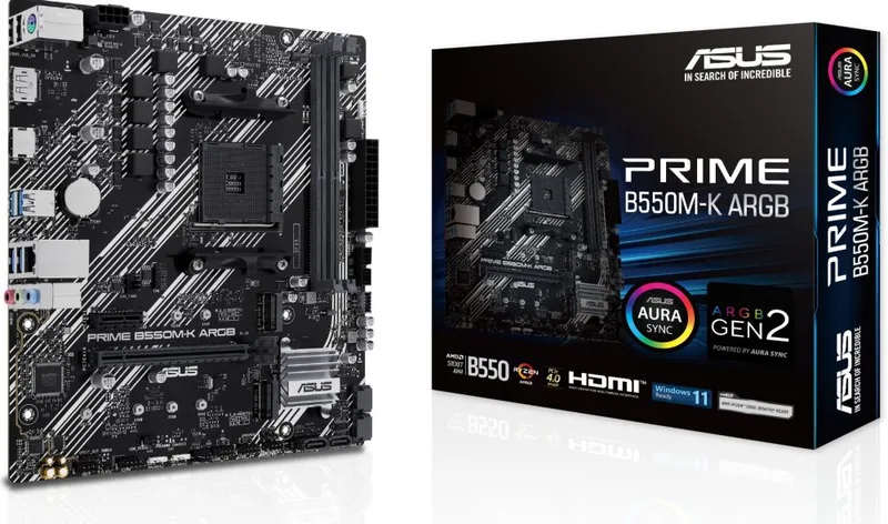 Prime B550M-K ARGB - Moederbord by ASUS – cover