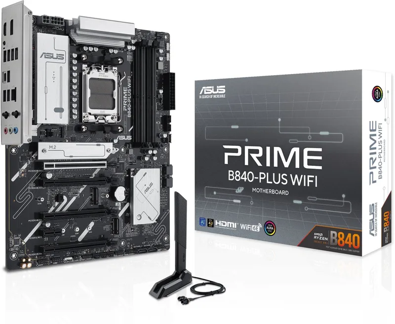 PRIME B840-PLUS WIFI - Moederbord - ATX - AMD B840 - Socket AM5 by ASUS – cover