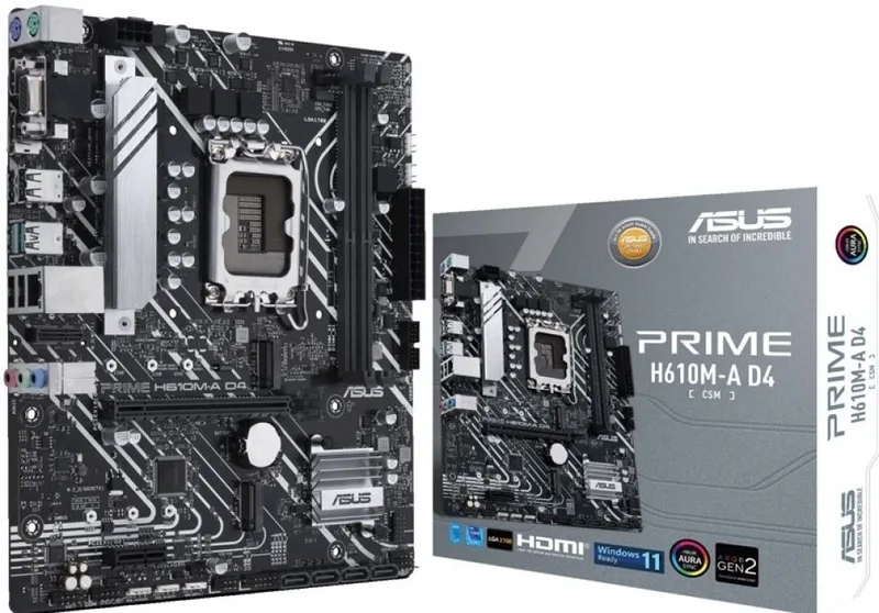 PRIME H610M-A D4-CSM - Moederbord by ASUS – cover