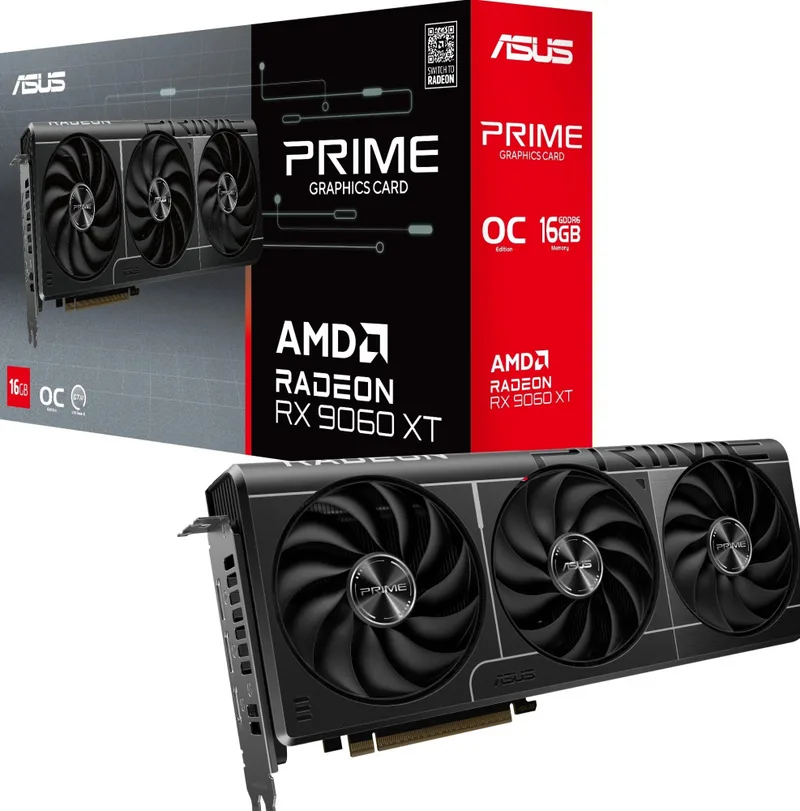 Prime Radeon RX 9060 XT OC 16GB - Videokaart by ASUS – cover