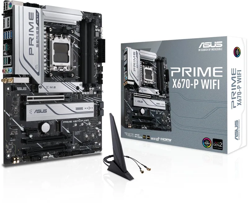 PRIME X670-P WIFI - Moederbord - ATX - AMD X670 - Socket AM5 by ASUS – cover