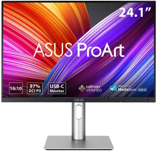 ProArt Display PA248CRV - 16:10 WUXGA Grafisch Designer Monitor - Calman Gecertificeerd - USB-C 96W - 24.1 inch de ASUS, Noir – jaquette 1 sur 3