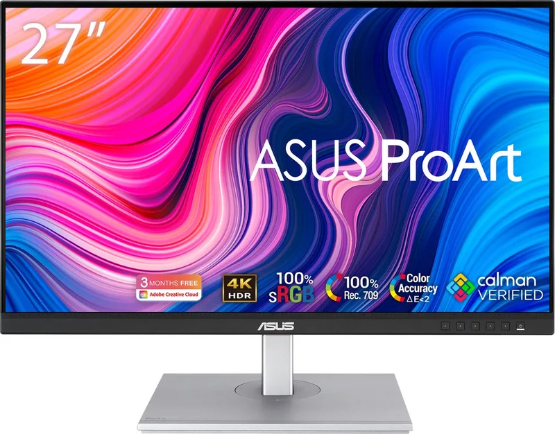 ProArt Display PA279CV - 4K UHD IPS Professional Monitor - Calman Gecertificeerd - USB-C 65W - 27 Inch van ASUS – cover