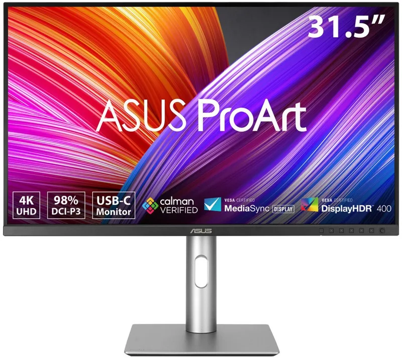 ProArt Display PA329CRV - 4K IPS Grafisch Designer Monitor - Calman Gecertificeerd - USB-C 96W - 32 Inch by ASUS, Black – cover