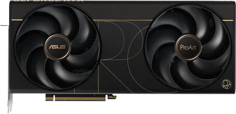 ProArt NVIDIA GeForce RTX 5090 OC Edition - Videokaart - 32GB - GDDR7 - PCIe 5.0 - 1x HDMI 2.1b - 2x DisplayPort 2.1a - 1x USB Type-C van ASUS, Zwart – cover
