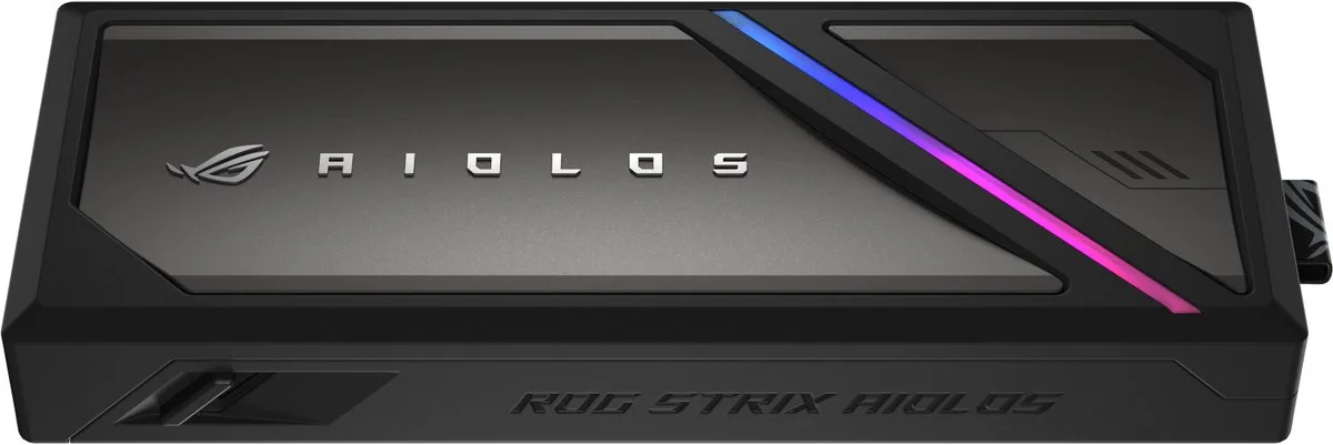 Strix Aiolos SDD-behuizing M.2 van ASUS, Zwart – cover