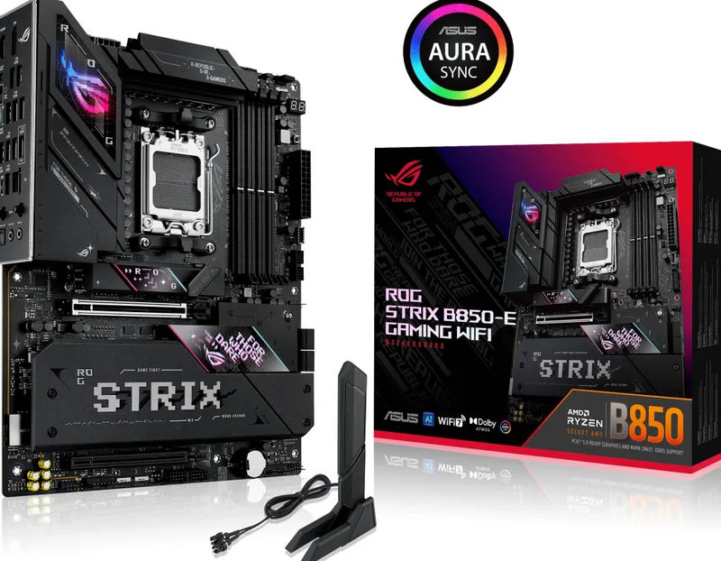 STRIX B850-E GAMING WIFI - Moederbord van ASUS – cover
