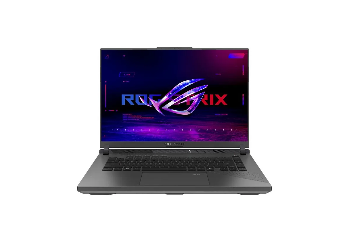Strix G16 - 16" WUXGA - AMD Ryzen 9 8940HX - GeForce RTX 5060 Gaming-Notebook (40,64 cm/16 Zoll, AMD Ryzen™ 9 8940HX, GeForce RTX™ 5060, 8 GB, 250 GB SSD) by ASUS, Grey – cover