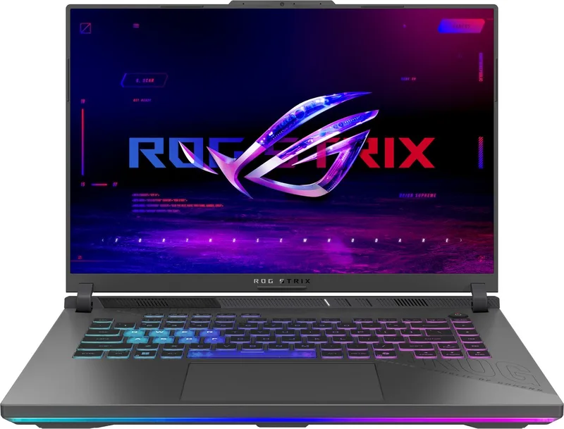 Strix G16 G614PP-RV046W 16 AMD Ryzen 9 RTX 5070 by ASUS, Grey, Black, US – cover