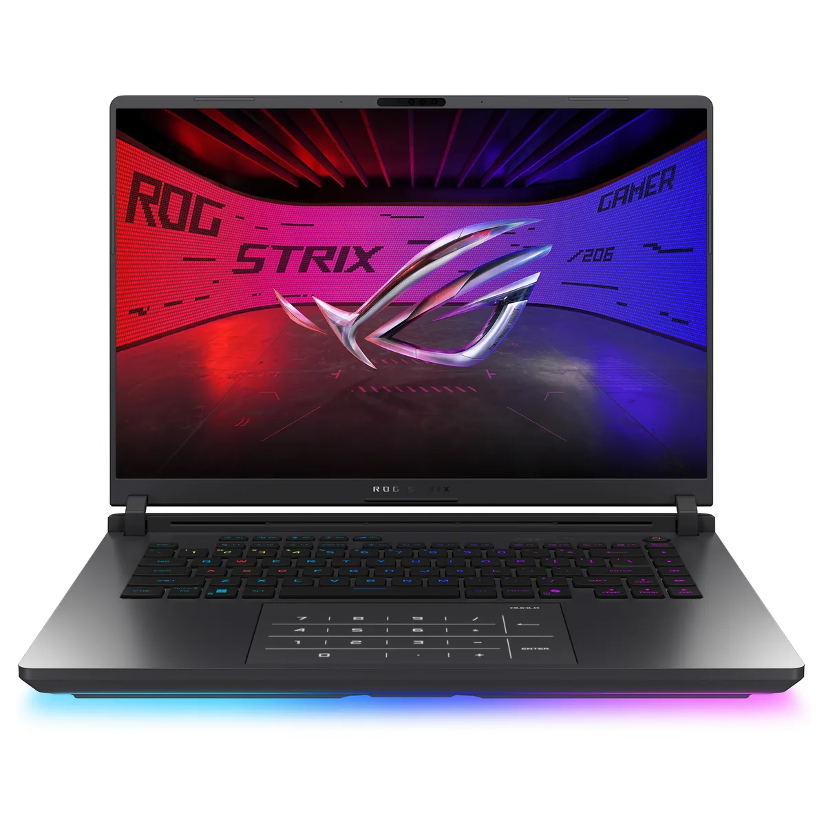 Strix G16 G615JMR-DICRV235W i7-14650HX/16GB/1TBSSD/RTX5060/W11 Home de ASUS, FR – jaquette