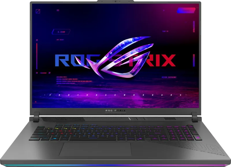 Strix G18 G814PP-S9018W - Gaming Laptop - 18 inch - 240 Hz de ASUS, Gris – jaquette