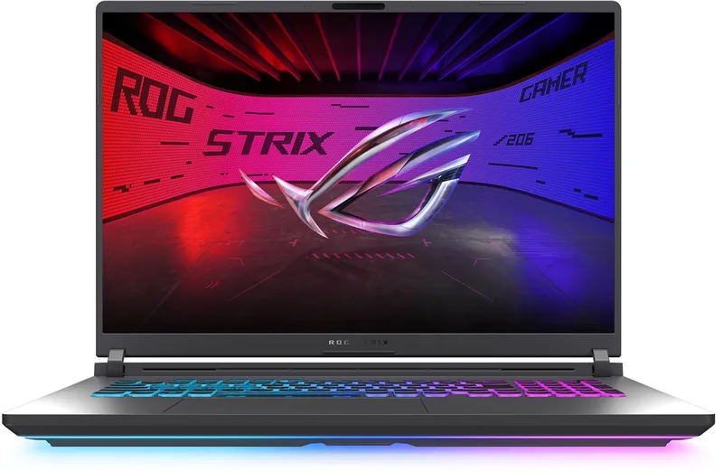 Strix G18 G815LR-S9103W - Gaming Laptop - Gaming Laptop - Intel Core Ultra 9 - 18 inch - 32GB/2TB - azerty de ASUS, Noir, Gris, AZERTY – jaquette