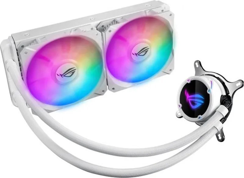 Strix LC 240 RGB White Edition Processor Alles-in-één vloeistofkoeler 12 cm by ASUS, White – cover