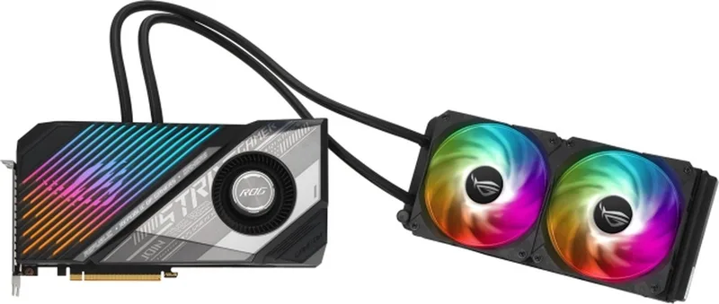 STRIX-LC-RX6900XT-O16G-GAMING AMD Radeon RX 6900 XT 16 GB GDDR6 van ASUS, Tweekleurig – cover