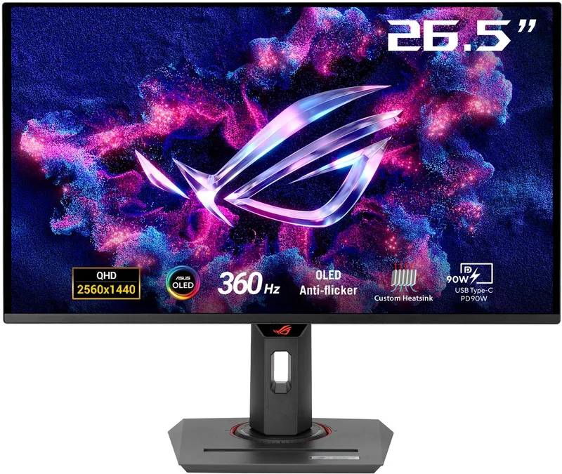 Strix OLED XG27ACDNG - QHD OLED Gaming Monitor - USB-C 90W Power Delivery - 360 Hz - 27 inch van ASUS – cover