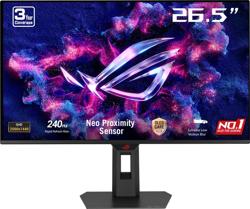 Strix OLED XG27AQDMESZ - QHD OLED Gaming Monitor - 240hz - Neo Proximity Sensor - 27 inch van ASUS – cover