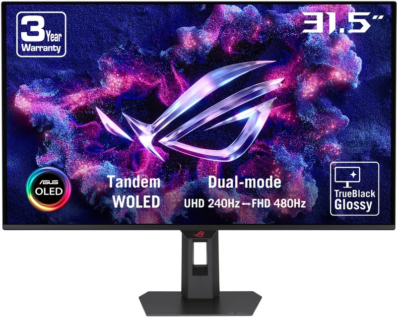 Strix OLED XG32UQWMS - 4K UHD Tandem OLED - 0.03ms - 4K 240Hz, FHD 480Hz Dual Mode - 32 Inch de ASUS – jaquette