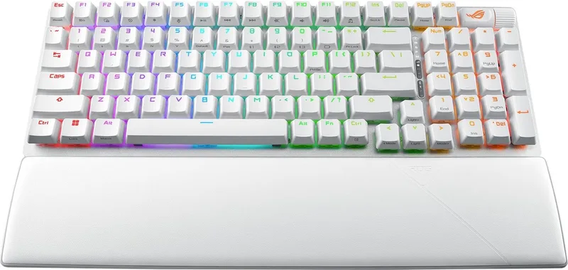 Strix Scope II 96 Wireless White - Toetsenbord Bedraad & draadloos - Bluetooth 5.1 - USB - 1000 Hz - RGB by ASUS, White – cover