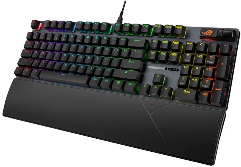Strix Scope II X Keyboard - Mechanisch gaming toetsenbord - USB - RGB‑verlichting - Full‑size - US‑layout by ASUS, Black, US – cover