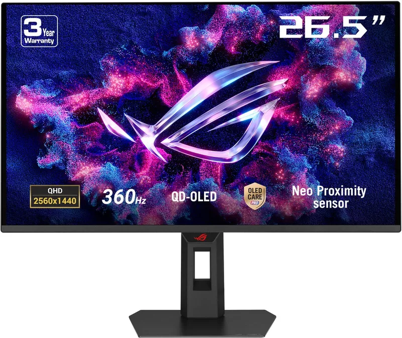 Strix XG27AQDNG - QHD QD-OLED Gaming Monitor - 360 Hz - 0.03ms - G-Sync Compatible - 27 Inch by ASUS – cover