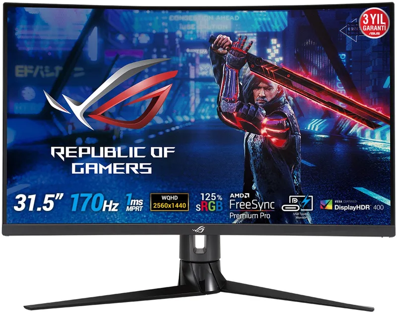 Strix XG32VC - QHD Gaming Monitor - 170Hz - 32 Inch de ASUS – jaquette