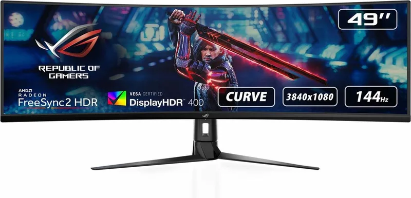 Strix XG49VQ Super Ultra-Wide HDR Gaming Monitor - 4ms - 144Hz van ASUS – cover